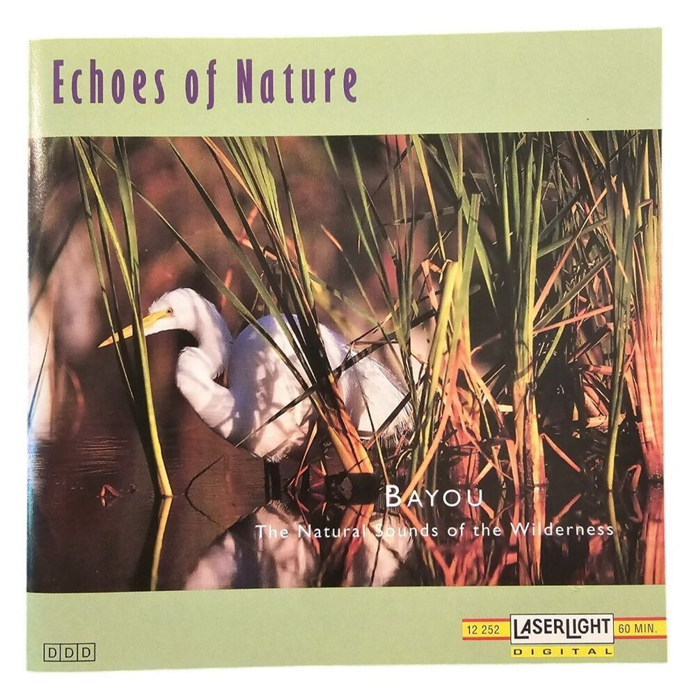 Echoes Of Nature Bayou Natural Sounds Of Wilderness CD 1993 37723cd